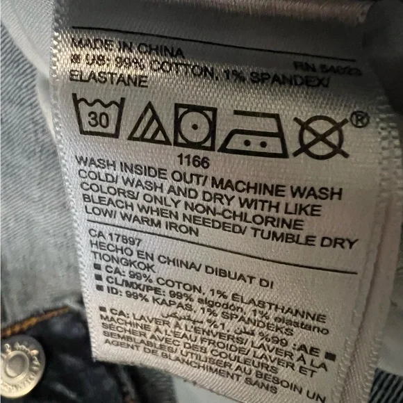 Old Navy Boyfriend Women's Blue Jeans - Picture 5 of 6